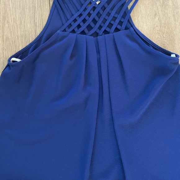 Sweet Wanderer Royal Blue Tank Top. - Picture 3 of 5